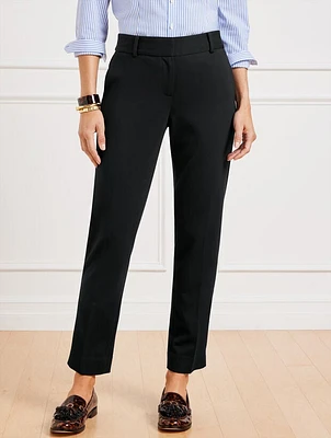 Talbots Hampshire Straight Ankle Pants - Ponte