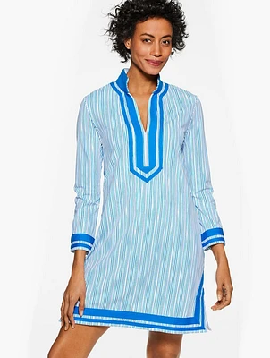 Cabana Life® Palapa Tunic Cover-Up - Stripe