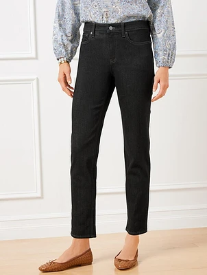 Slim Straight Ankle Jeans - Elliot Wash