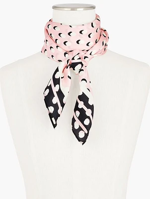 Shadow Dot Silk Square Scarf