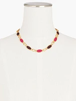 Multi Stone Statement Necklace