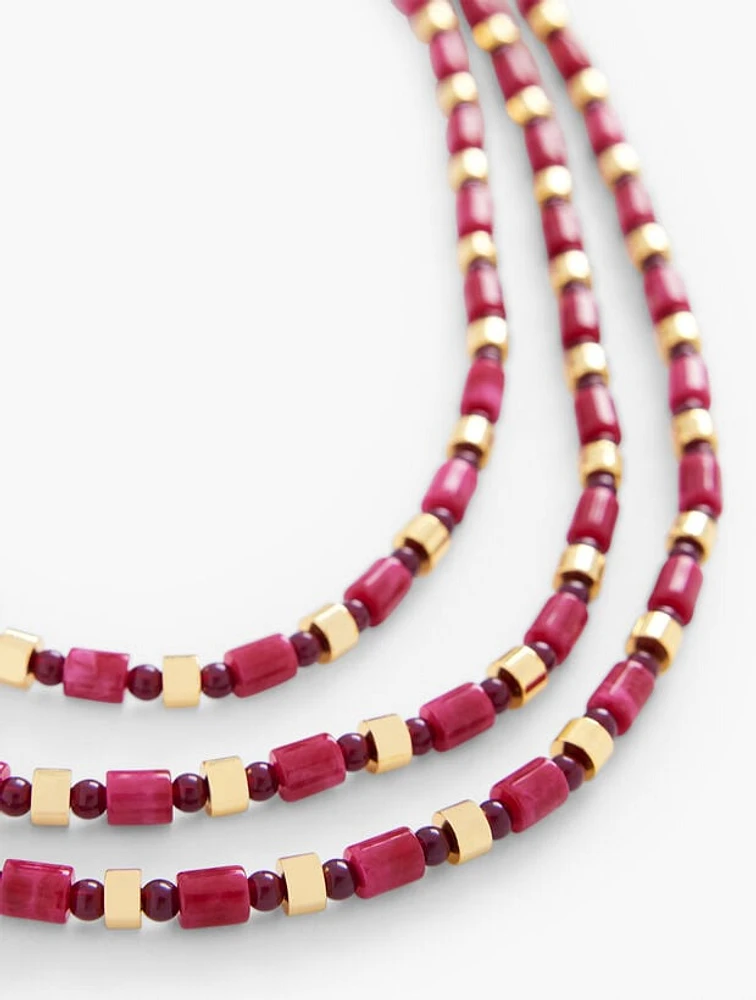 Beaded Layered Necklace