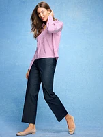 Refined Denim Slim Wide Ankle Pants