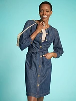 Denim Utility Shirtdress