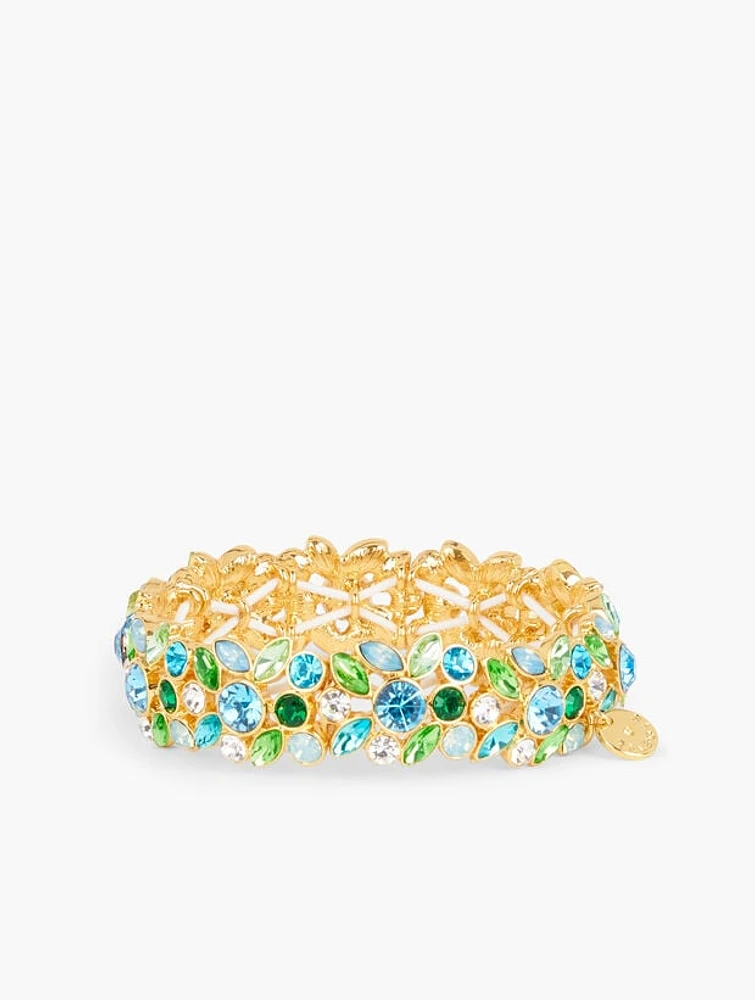 Sparkling Petal Stretch Bracelet