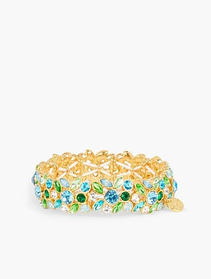 Sparkling Petal Stretch Bracelet