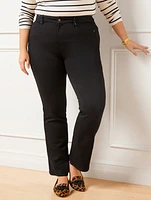 High-Waist Barely Boot Jeans - Black