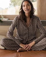 Organic Cotton Jersey Deco Print Pajama Set