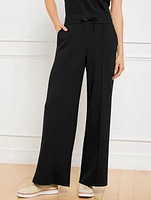 AirKnit Stretch Pintuck Wide Leg Pants