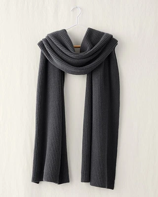 Cashmere Shaker Stitch Scarf