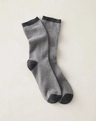 Cashmere Striped Socks