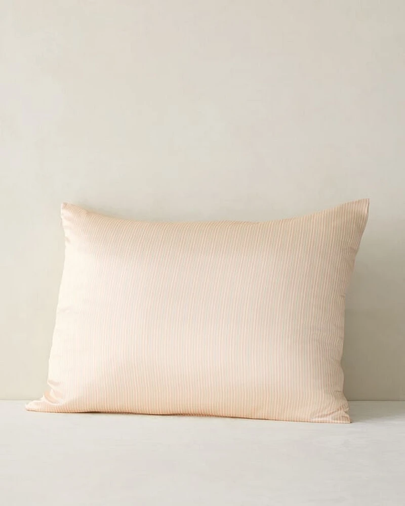 Washable Silk Multi Stripe Pillowcase