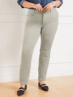 Sparkle Stretch Corduroy Straight Leg Pants