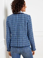 Exquisite Tweed Braid Trim Jacket