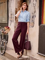 Talbots Greenwich Wide Leg Pants