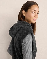 Organic Cotton Sleeveless Hoodie