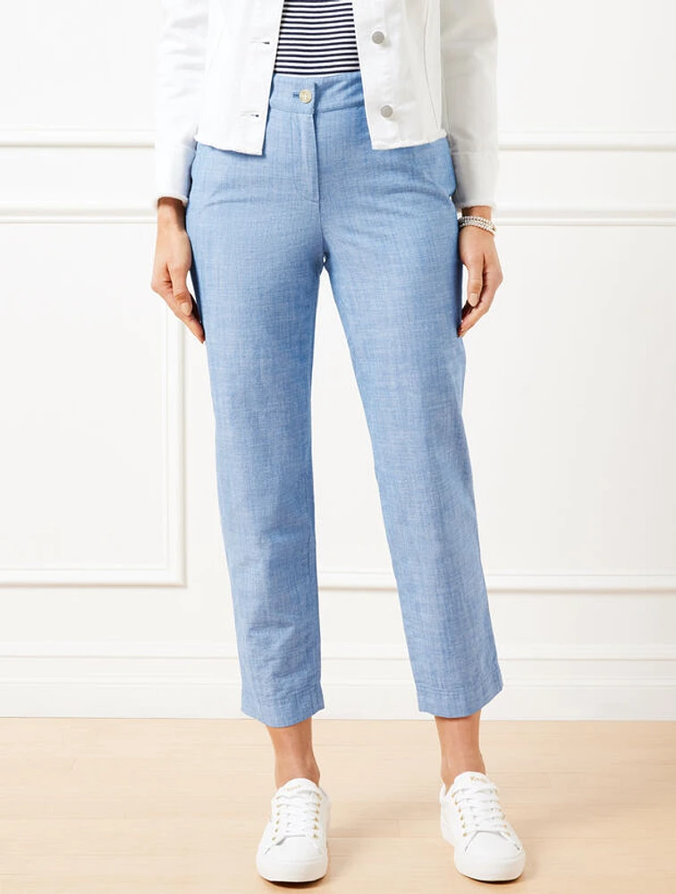 Perfect Crops - Newport Chambray