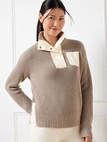 Coolmax® Snap Half-Zip Sweater