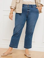 Straight Ankle Jeans - Sydney Wash