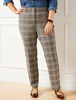 Talbots Southampton Straight Leg Pants - Glen Plaid