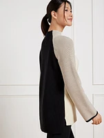 Coolmax® Colorblock Mockneck Sweater