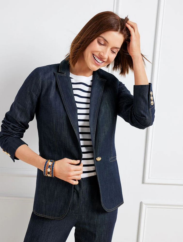 Refined Denim Modern Blazer