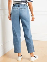 Straight Leg Jeans - Pearl Wash