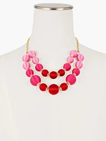 Bright Thread Wrap Necklace