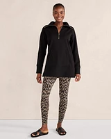 Cozy Fleece Half-Zip Tunic