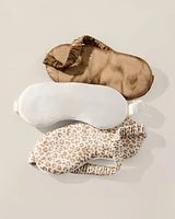 Washable Silk Animal Print Eye Mask