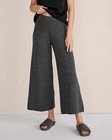 Organic Cotton Blend Wide Leg Pants