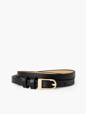 Slim Leather Belt