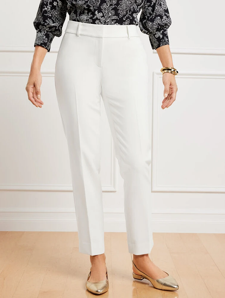 Talbots Hampshire Straight Ankle Pants - Lined Curvy Fit
