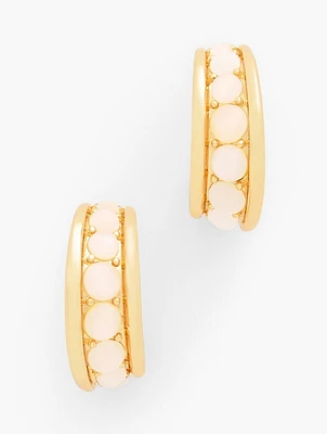 Tapered Hoop Earrings