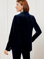 Modern Velveteen Blazer