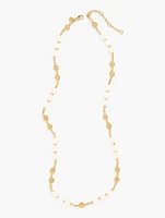 Mother-Of-Pearl Long Necklace