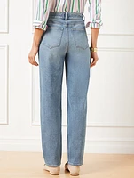 High Waist Relaxed Jeans - Allenby Wash