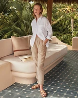 Linen Straight Leg Pants