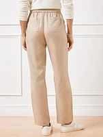 Straight Leg Drawstring Pants