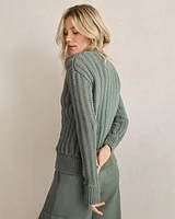 Open Stitch Cardigan