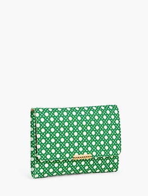 Intricate Dots Sateen Clutch