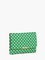 Intricate Dots Sateen Clutch