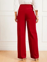 Velveteen Wide Leg Pants