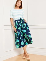 The Piper Pleated Midi Skirt