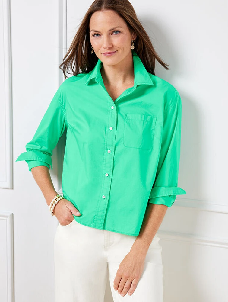 Poplin Short Shirt