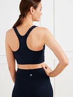 Zip Front Sports Bra