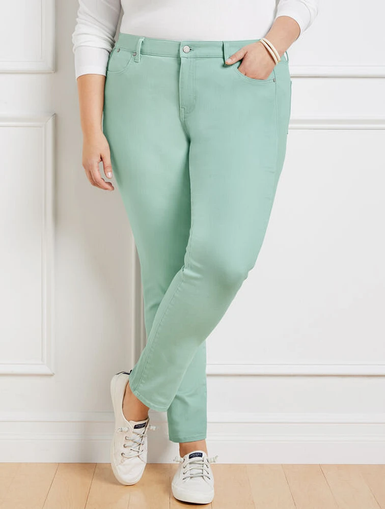 Slim Ankle Jeans - Cool Mint