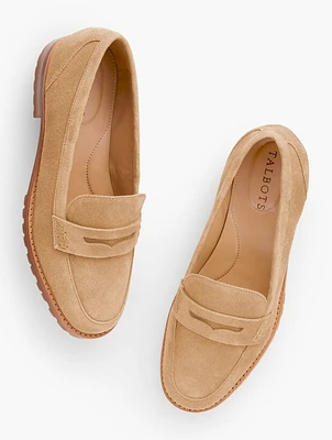 Cassidy Suede Penny Loafers