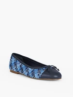 Blair Nappa Ballet Flats - Exquisite Tweed