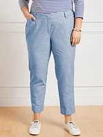 Perfect Crops - Newport Chambray